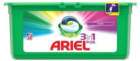 Vásárlás: Ariel 3in1 Color mosókapszula 28 db Mosószer, mosópor árak  összehasonlítása, 3 in 1 Color mosókapszula 28 db boltok