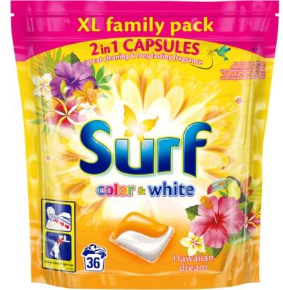 Vásárlás: Surf Color & White Hawaiian Dream mosókapszula 36 db Mosószer,  mosópor árak összehasonlítása, Color White Hawaiian Dream mosókapszula 36  db boltok