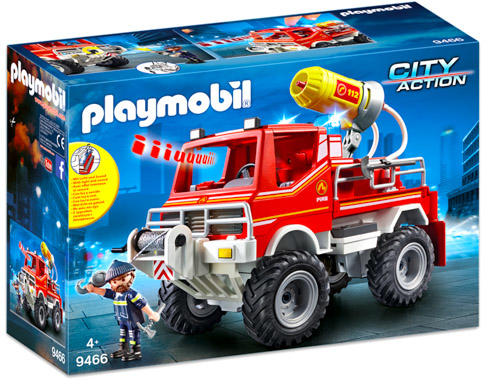 Vásárlás: Playmobil Tűzoltóautó fecskendővel (9466) Playmobil árak  összehasonlítása, Tűzoltóautó fecskendővel 9466 boltok