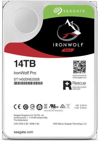 Seagate IronWolf Pro 14TB (ST14000NE0008) vásárlás, olcsó Belső