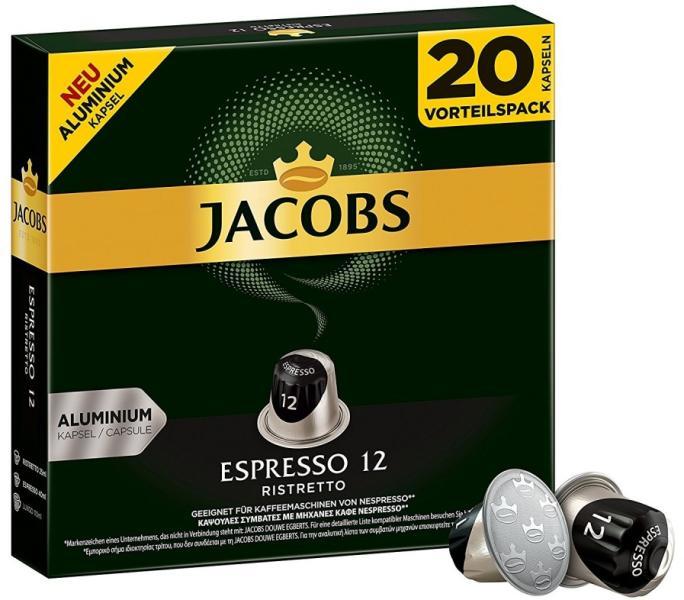 Vásárlás: Jacobs Espresso 12 Ristretto (20) Kávégép kapszula, kávépárna árak  összehasonlítása, Espresso 12 Ristretto 20 boltok