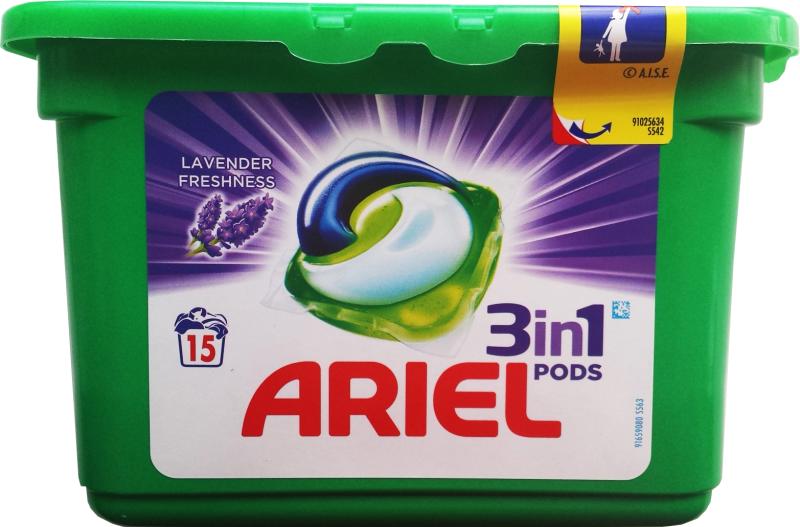 Ariel Capsule Lavender 15buc (Detergent (rufe)) - Preturi