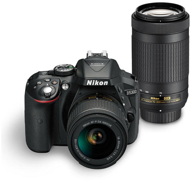 Nikon D5300 + AF-P 18-55mm + AF-P 70-300mm - Árukereső.hu