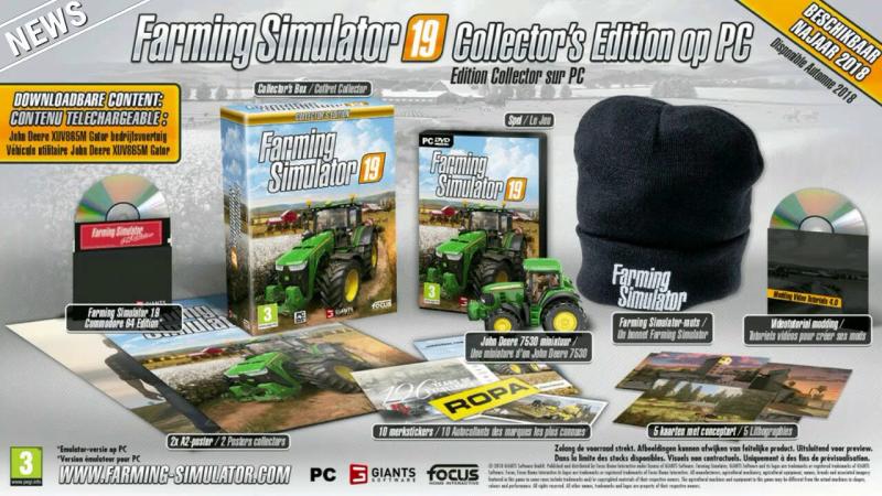 Focus Home Interactive Farming Simulator 19 [Collector's Edition] (PC ...