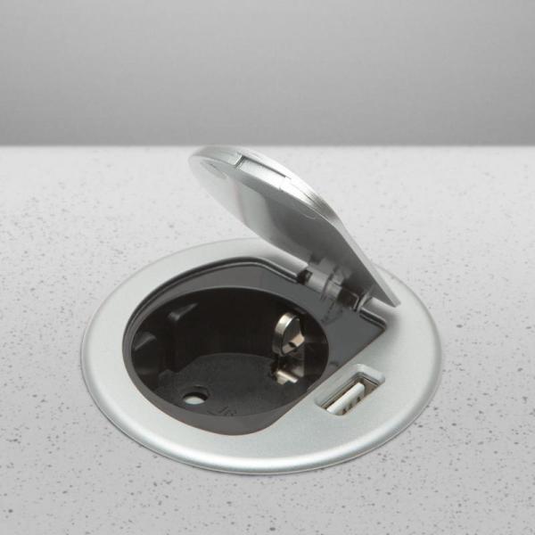 1 Plug + 1 USB (20461WH)