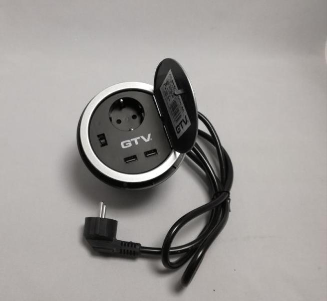 AE-BPW1S2UCH-80 1 Plug + 2 USB