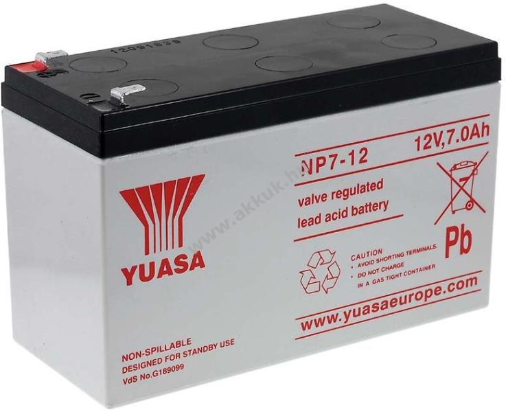 Vásárlás: YUASA NP7-12 Szünetmentes tápegység akkumulátor árak  összehasonlítása, NP 7 12 boltok