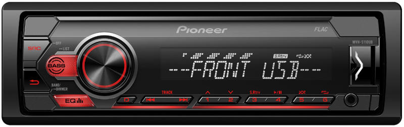Pioneer MVH-S110UB autórádió vásárlás, olcsó Pioneer MVH-S110UB autórádió  árak, akciók