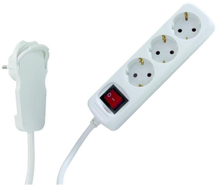 Düwi 3 Plug 2 m Switch (0012326114)