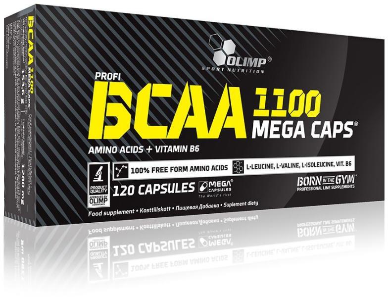 BCAA 1100 Mega Caps 120 db
