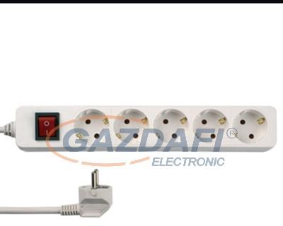 Düwi 5 Plug 3 m Switch (001252301)