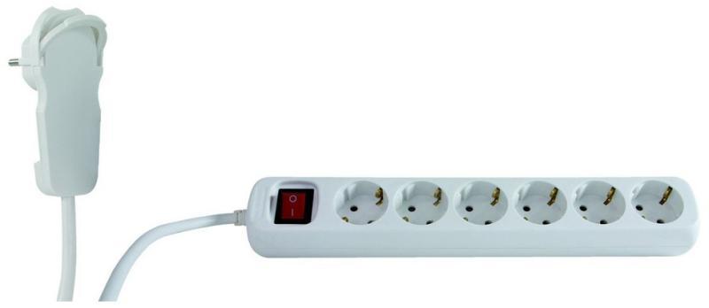 Düwi 6 Plug 2 m Switch (0012626114)