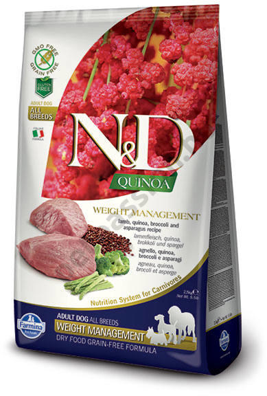 Quinoa Grain Free Weight Management All Breeds 2,5 kg