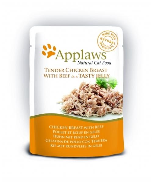 Chicken & beef in a tasty jelly 70 g