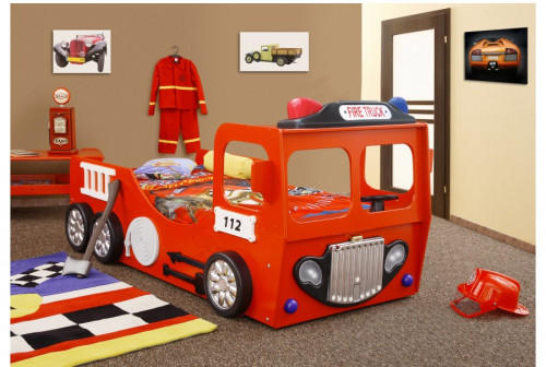 Vásárlás: Plastiko Tűzoltóautó gyerekágy Gyerekágy árak összehasonlítása,  Tűzoltóautógyerekágy boltok