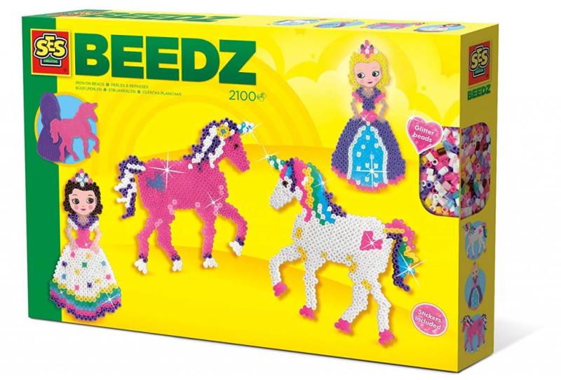 Beedz - Unikornisok és hercegnők vasalható gyöngy készlet 2100 db-os