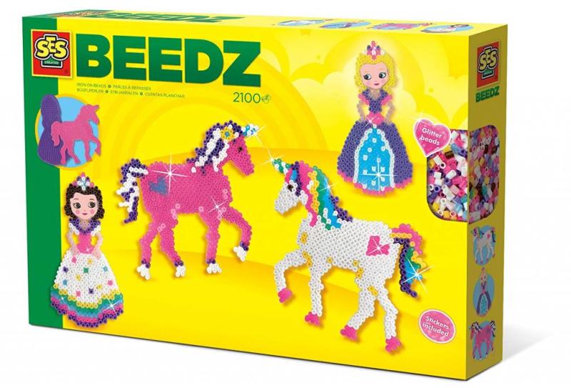 Vásárlás: SES Creative Beedz - Unikornisok és hercegnők vasalható gyöngy  készlet 2100 db-os Kreatív játék árak összehasonlítása, Beedz Unikornisok és  hercegnők vasalható gyöngy készlet 2100 db os boltok