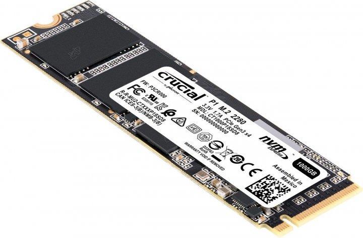 Civilian sex beam Crucial P1 500GB M.2 PCIe (CT500P1SSD8) (Solid State Drive SSD intern) -  Preturi