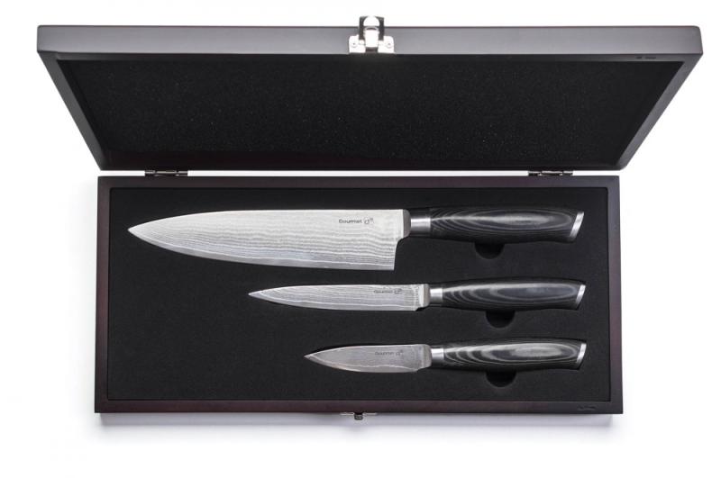 Gourmet Damascus késkészlet 3 db-os (NB-D1095) (60022168)