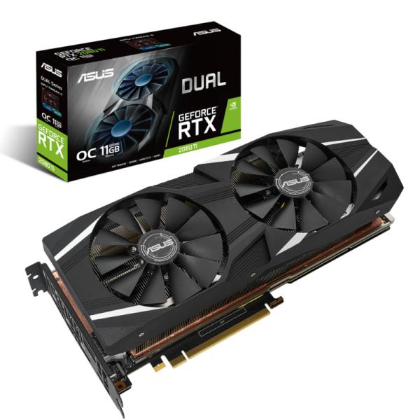 ASUS GeForce RTX 2080 Ti OC 11GB GDDR6 352bit (DUAL-RTX2080TI-O11G