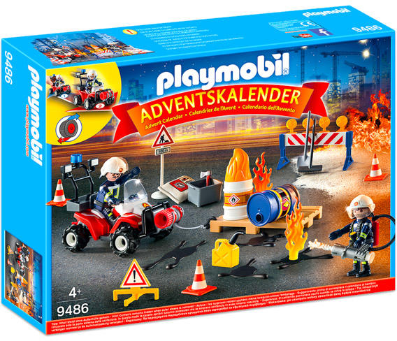 Playmobil Calendar de crăciun - Incendiu pe şantier (9486) (Playmobil) -  Preturi