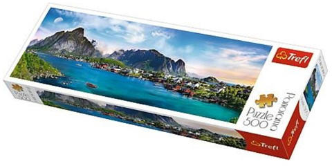 Panoráma puzzle - Lofoty, Norvégia 500 db-os (29500)