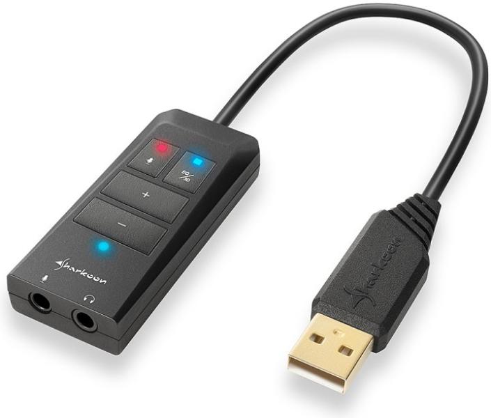 Sharkoon SB1 USB hangkártya vásárlás, olcsó Sharkoon SB1 USB árak, sound  card akciók