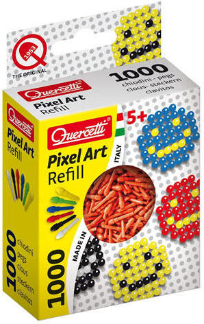 Pixel Art pötyi utántöltő 1000 db-os - piros szinű