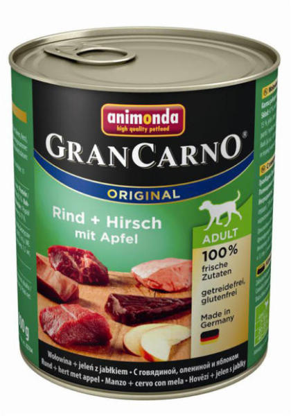 Grancarno Adult - Beef, Deer & Apple 800 g