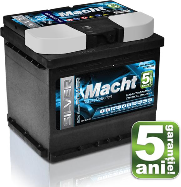 MACHT Silver Power 50Ah 510A left+ (Acumulator auto) - Preturi