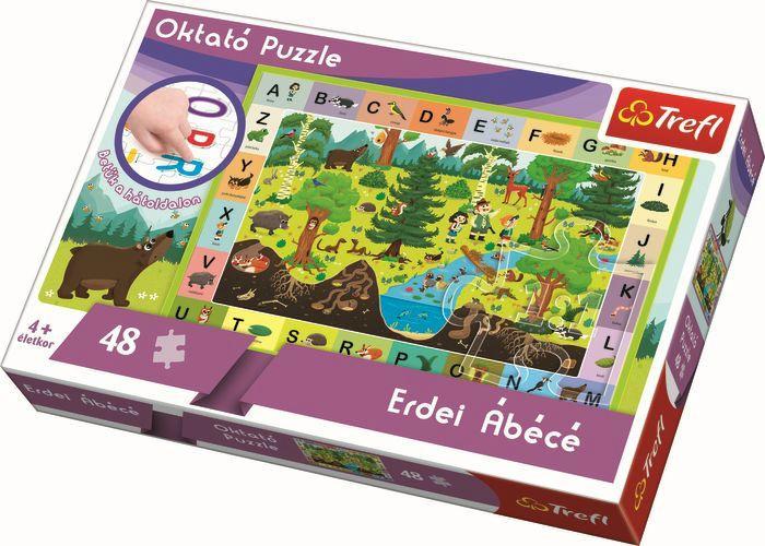Vásárlás: Trefl Erdei Ábécé oktató puzzle 48 db-os (15539) Puzzle árak  összehasonlítása, Erdei Ábécé oktató puzzle 48 db os 15539 boltok