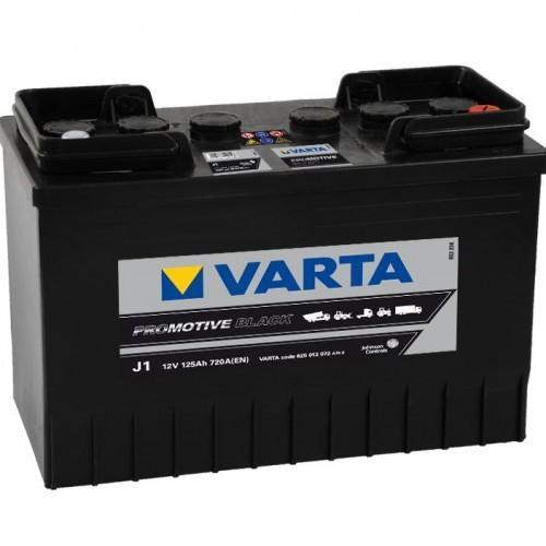 VARTA Promotive Black J1 125Ah EN 720A (625012072) (Acumulator camion,  vaporas, rulota ) - Preturi