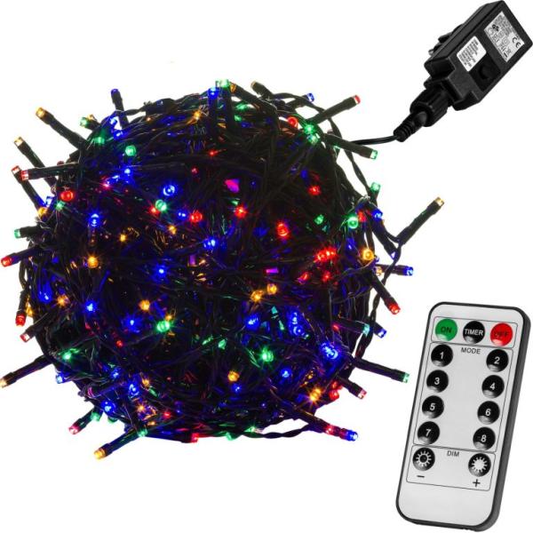 Vásárlás: Voltronic Karácsonyi LED fényfüzér 5m - színes (távirányító)  Karácsonyfa izzó árak összehasonlítása, Karácsonyi LED fényfüzér 5 m színes  távirányító boltok