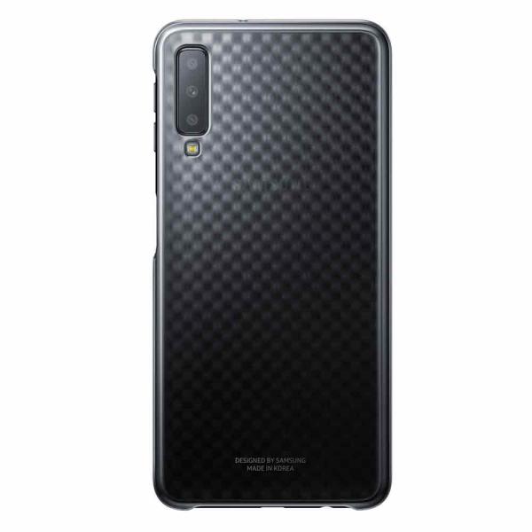 Samsung Carcasa Originala Samsung Galaxy A7 (2018) Gradation Cover Black  (EF-AA750CBEGWW) (Husa telefon mobil) - Preturi
