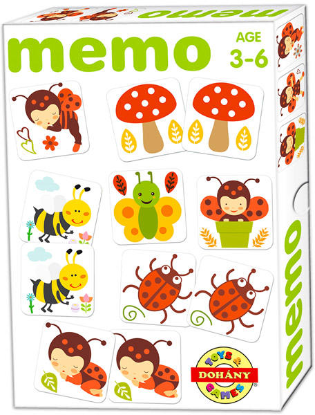 Memo - Rovarok memóriajáték (637/08)
