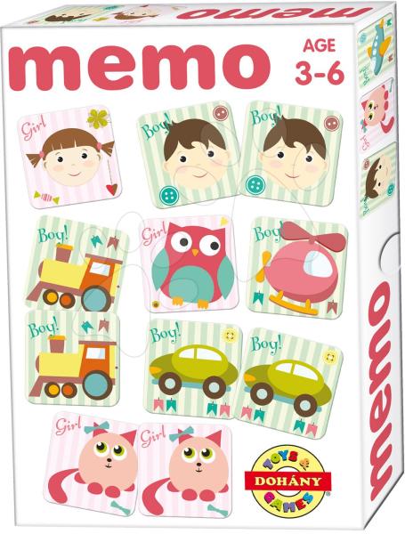 Memo - Fiú és lány memóriajáték (637/07)