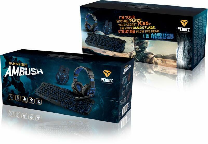Vásárlás: YENKEE Ambush Gaming Set Billentyűzet és egér szett árak  összehasonlítása, AmbushGamingSet boltok