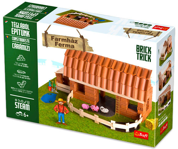 Vásárlás: Trefl Brick Trick: Farmház építő szett (60969) Egyéb építőjáték  árak összehasonlítása, Brick Trick Farmház építő szett 60969 boltok