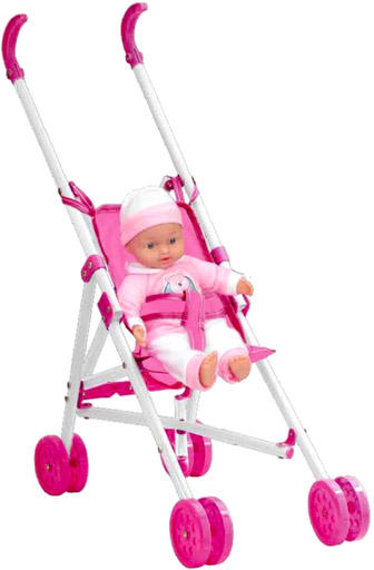 Vásárlás: LOKO Toys Baba babakocsival (98037) Játékbaba árak  összehasonlítása, Baba babakocsival 98037 boltok