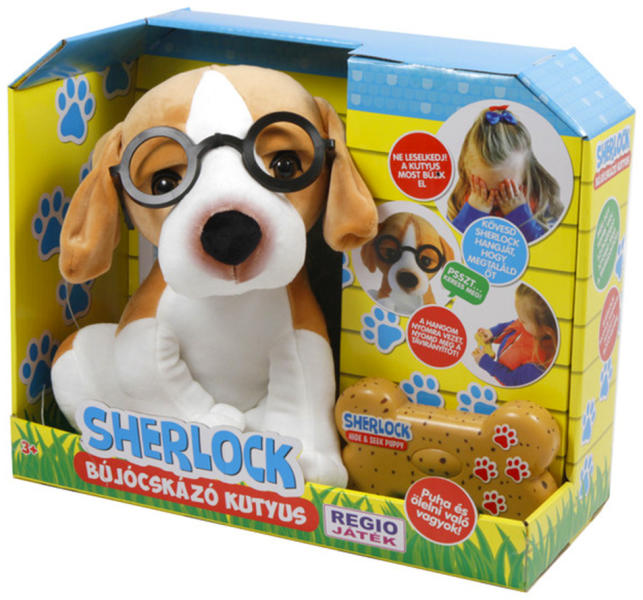 Vásárlás: REGIO JÁTÉK Sherlock bújócskázó kutyus (6870) (705) Plüss figura  árak összehasonlítása, Sherlock bújócskázó kutyus 6870 705 boltok