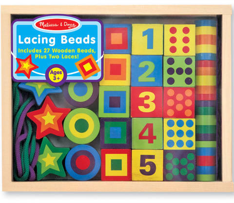 Vásárlás: Melissa & Doug Lacing Beads - Fa fűzős gyöngyök dobozban Kreatív  játék árak összehasonlítása, Lacing Beads Fa fűzős gyöngyök dobozban boltok