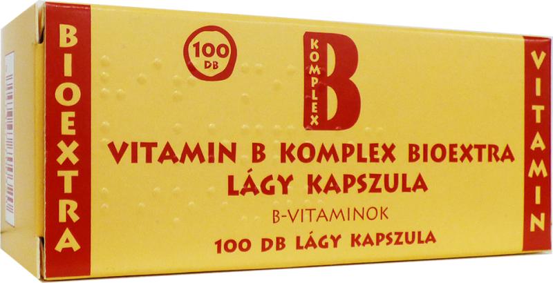 Vásárlás: Bioextra Vitamin B Komplex lágykapszula 100db Táplálékkiegészítő  árak összehasonlítása, Vitamin B Komplex lágykapszula 100 db boltok