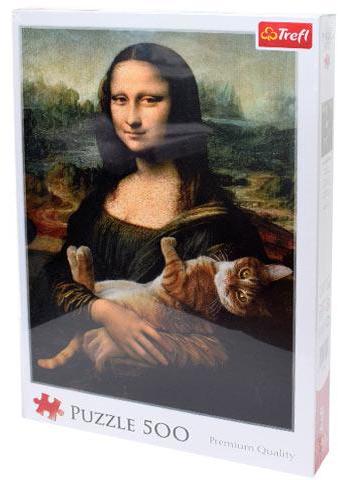Mona Lisa és a doromboló macska 500 db-os (37294T)