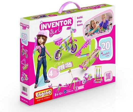 Vásárlás: Engino Inventor Girl 20 az 1-ben lányos építőjáték (IG20) Egyéb  építőjáték árak összehasonlítása, Inventor Girl 20 az 1 ben lányos  építőjáték IG 20 boltok