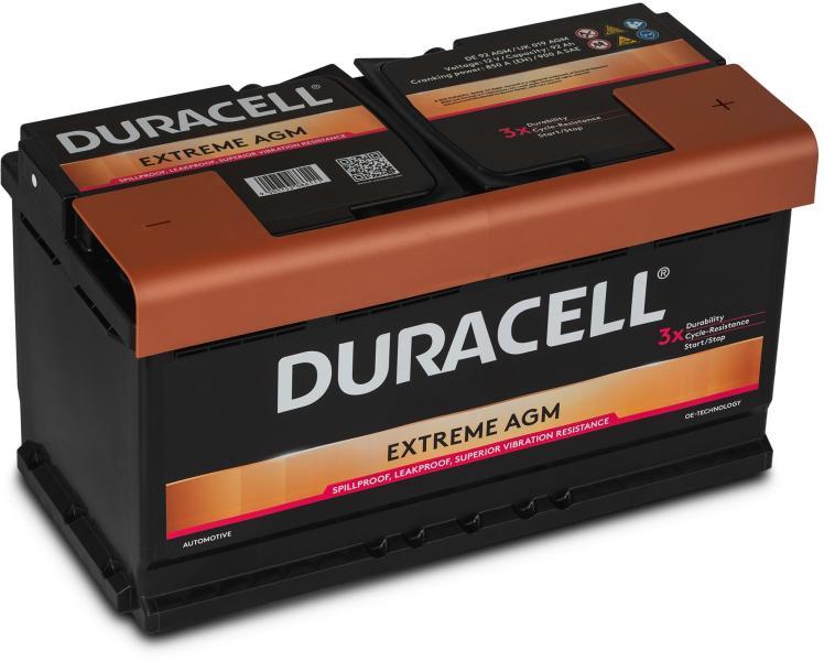 Duracell Extreme DE 92 AGM 92Ah 850A right+ vásárlás, Autó akkumulátor bolt  árak, akciók, autóakku árösszehasonlító