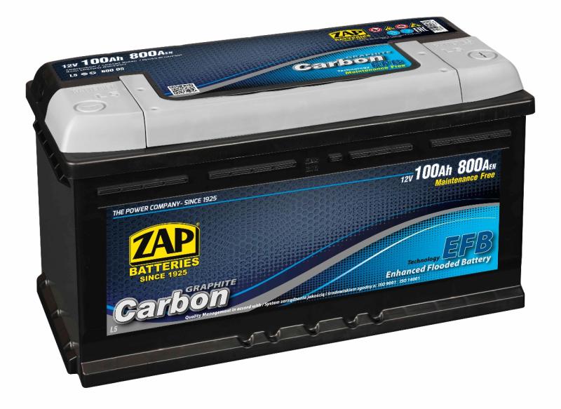 ZAP Carbon EFB Start-Stop 100Ah 800A right+ vásárlás, Autó akkumulátor bolt  árak, akciók, autóakku árösszehasonlító