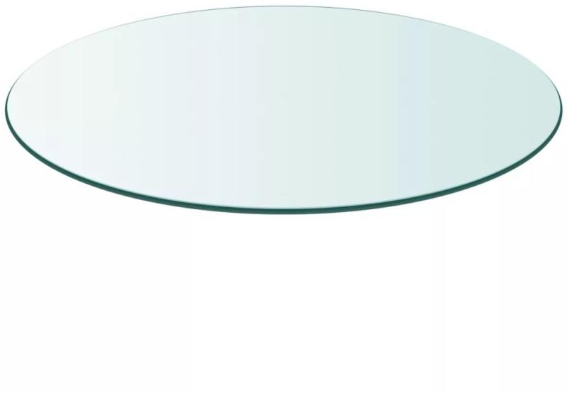 nimici vită atârna  vidaXL Blat masă din sticlă securizată rotund 900 mm (243630) - vidaxl (Blat  bucatarie) - Preturi