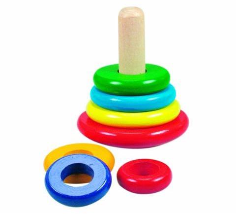 Vásárlás: Bino Készségfejlesztő színes fa piramis Készségfejlesztő játék  gyerekeknek árak összehasonlítása, Készségfejlesztőszínesfapiramis boltok