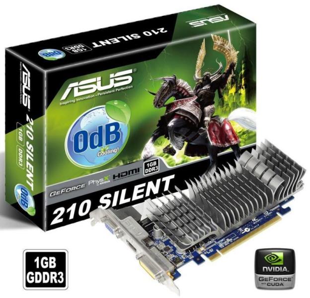 ASUS GeForce 210 Silent 1GB GDDR3 64bit (EN210 SILENT/DI/1GD3/V2(LP)) Placa  video Preturi - ASUS GeForce 210 Silent 1GB GDDR3 64bit (EN210  SILENT/DI/1GD3/V2(LP)) Placa video Magazine
