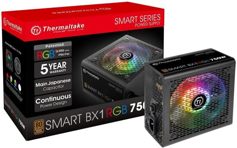 Thermaltake Smart BX1 RGB 750W (PS-SPR-0750NHSABE-1) vásárlás, olcsó  Tápegység árak, Thermaltake Smart BX1 RGB 750W (PS-SPR-0750NHSABE-1) boltok
